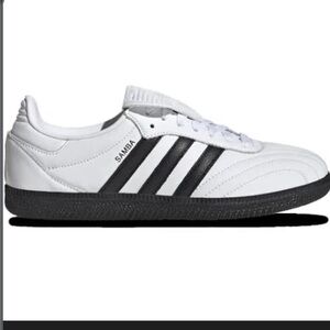 Adidas Samba LT White with Black Stripes